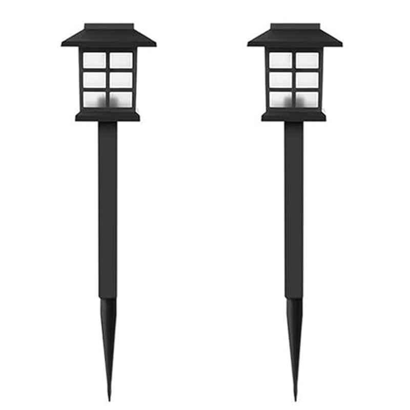 Buy Gigawatts Black Floor Mounted Outdoor Solar Vintage Light, GIGSFL03  (Pack of 2) Online At Price ₹679