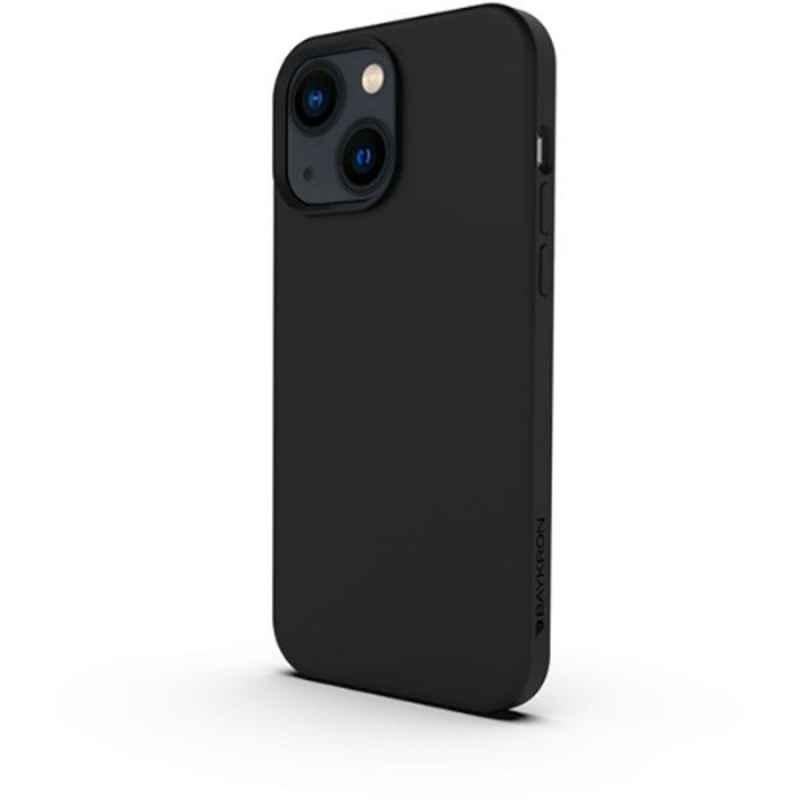Baykron Silicone Black Antibacterial Protective Case for iPhone 13, BKR-PR-IP13-61-B