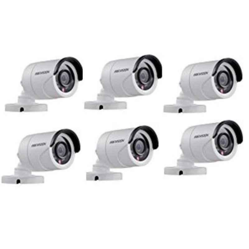 Hikvision 2MP Super Eco Mini Night Vision Bullet Camera, DS-1ADOTIPECO, (6 Pieces)