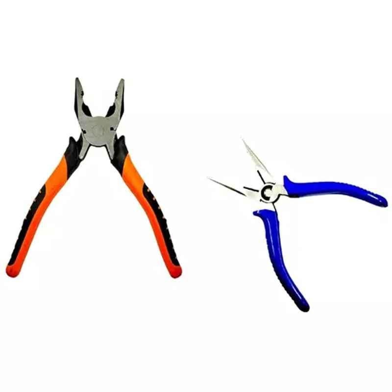 Sky Blue 2 Pcs 7.8 inch Lineman Plier Combo, SBE_PLIER_COMBOS_COMBO_573