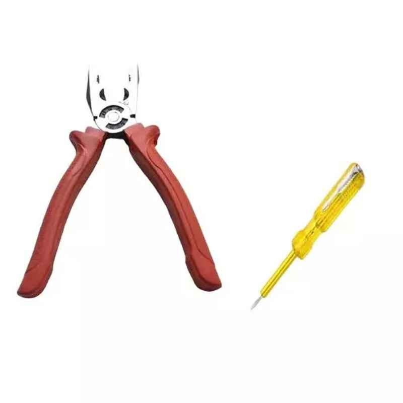 Sky Blue 2 Pcs 7.8 inch Lineman Plier Combo, SBE_PLIER_COMBO_MOD_00860