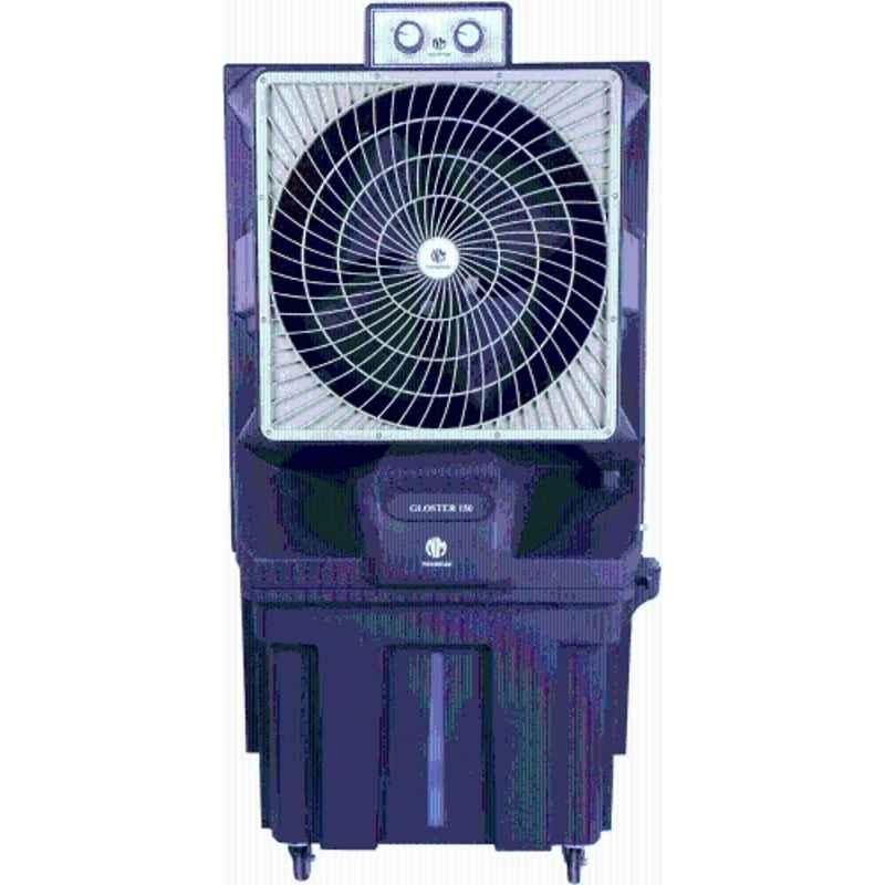 Novamax Gloster-150 150 Litre 6000CFM ABS Grey Copper Motor Tower Air Cooler, Fan Size: 22 inch