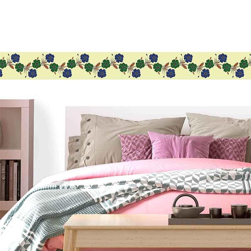 Asian Paints EzyCR8 300x10cm Vinyl Peach Abstract Self Adhesive Wall Border Sticker Roll, HPCA25418