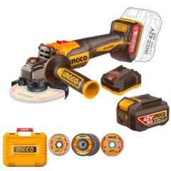Ingco 42V Cordless Angle Grinder Kit, CAGLI4128102