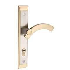 Bonus Half Moon Premier 85mm Brass Silver & Gold Bathroom Mortice Lock Set