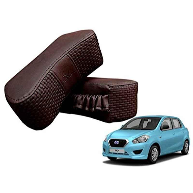 Kozdiko 2 Pcs Memory Foam Cola Neck Rest Cushion Pillow Set for Datsun Go