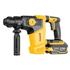 Polymak 1100rpm 21V Cordless Rotary Hammer, PM-CRH-21V-2BL-HD