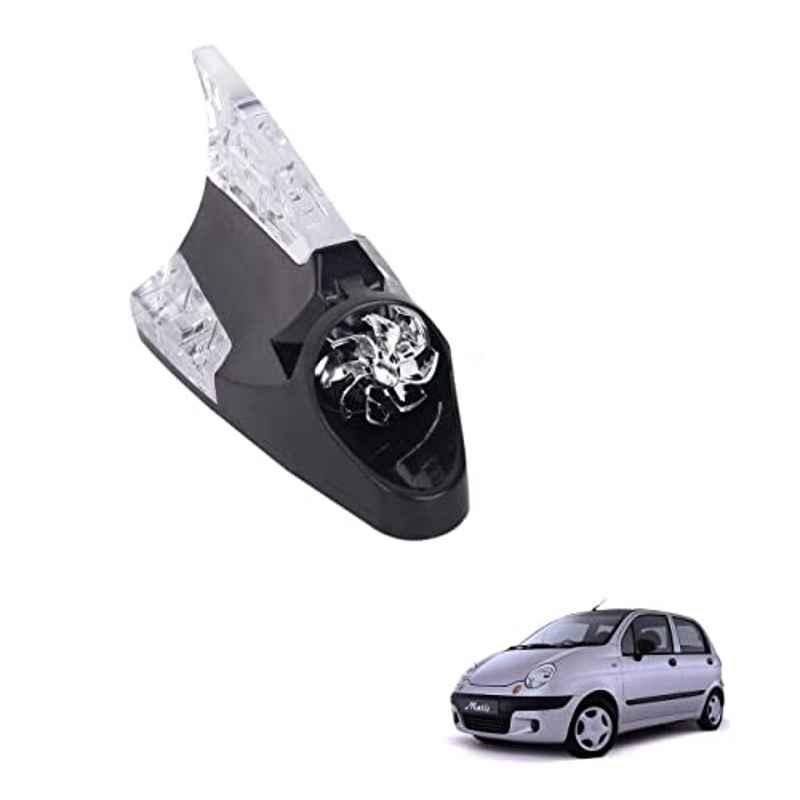 Kozdiko Black Auto Wind Power LED Light Shark Fin Car Antenna for Chevrolet Matiz