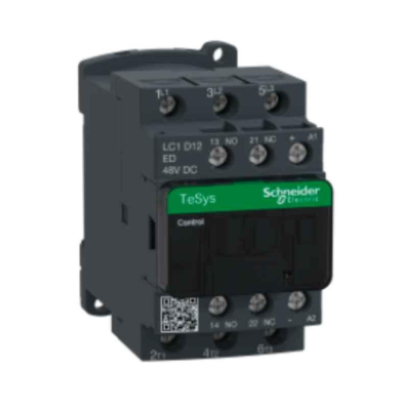 Schneider TeSys 12A 3 Pole D Contactor, LC1D12ED