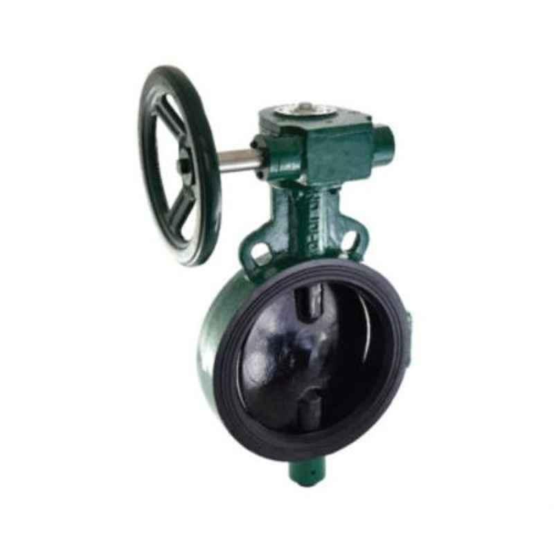 Zoloto 450mm Gear Operated Wafer Type PN 1.6 Butterfly Valve with S.G. Iron Disc, 1078A