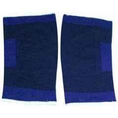 Matrica 2 Pcs Blue Fitting Stretchy Knee Support Sleeve, Size: Free