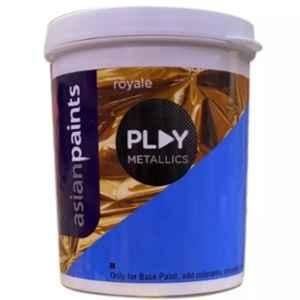 Asian Paints Royale Play Metallics 1 Litre Gold Interior Paint, 0099