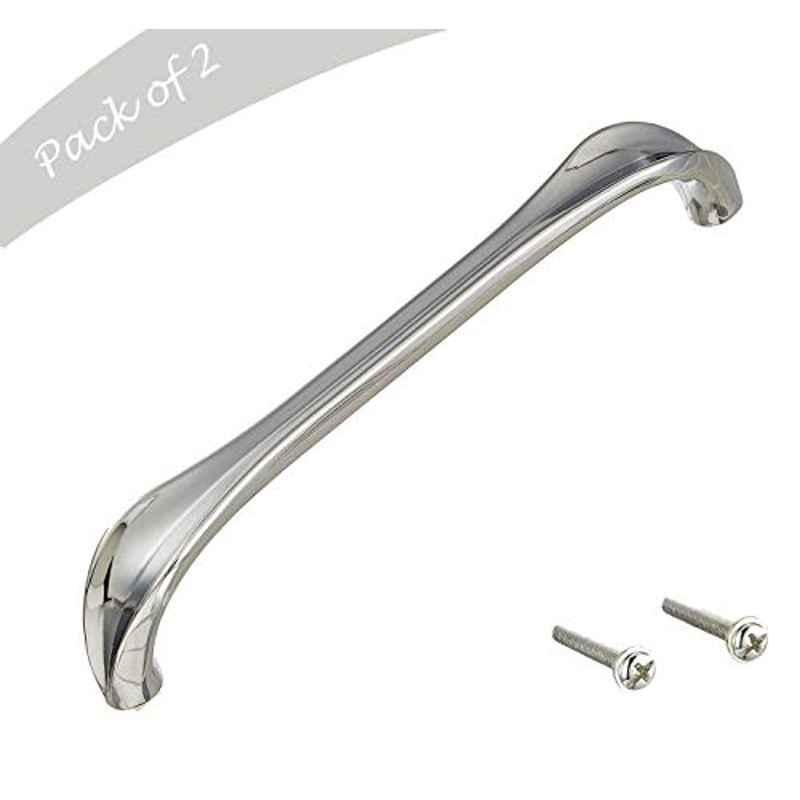 Aquieen 160mm Malleable Chrome Wardrobe Cabinet Pull Handle, KL-705-160-CP (Pack of 2)