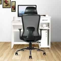 Cellbell Ergoglide Mesh High Back Black Ergonomic Chair with Lumbar Support & Height Adjustable, CBHKFOC1306