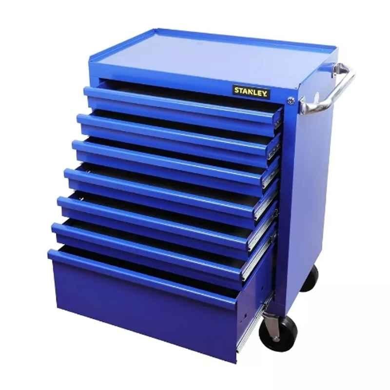 スタンリー Buy Stanley 699x460x797mm 50kg 7 Drawers Blue Eco Roller Cabinet