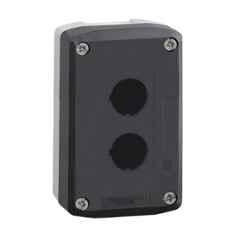 Schneider Electric Harmony XALK 22mm Plastic Dark Grey 2 Cut-out Empty Enclosure, XALD02