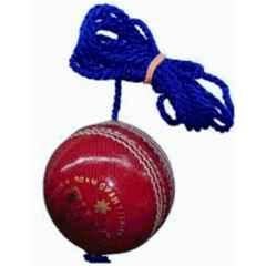 Weber TG186 Red Leather Cricket Hanging Ball for Shot Practice