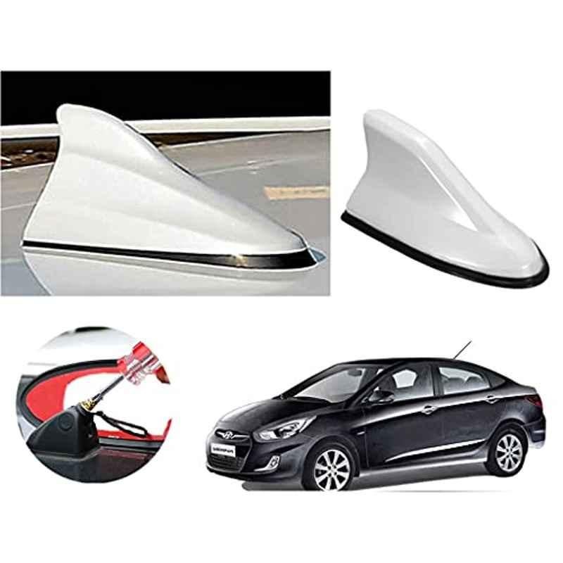 Auto Pearl ABS White Universal Replacement Shark Fin Car Roof Antenna For Hyundai Sonata Fluidic