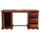 Salawas Arts 148x56x77cm Brown Sheesham Wood Honey Finish Study Table
