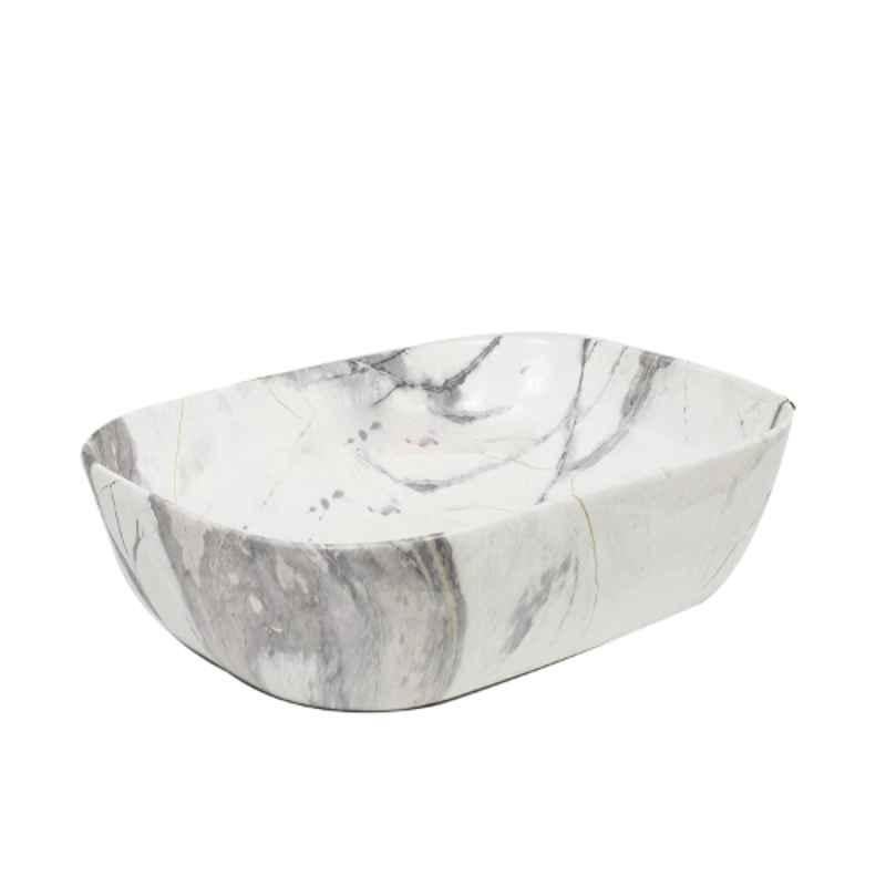 Bassino Art 45.5x32.5x14.5cm Ceramic Rectangular Wash Basin, BTT-1087-A
