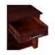 Angel Furniture 17x18x18 Inch Honey Medium Glossy Finish Sheesham Wood Flared Side Table, ABB-051H
