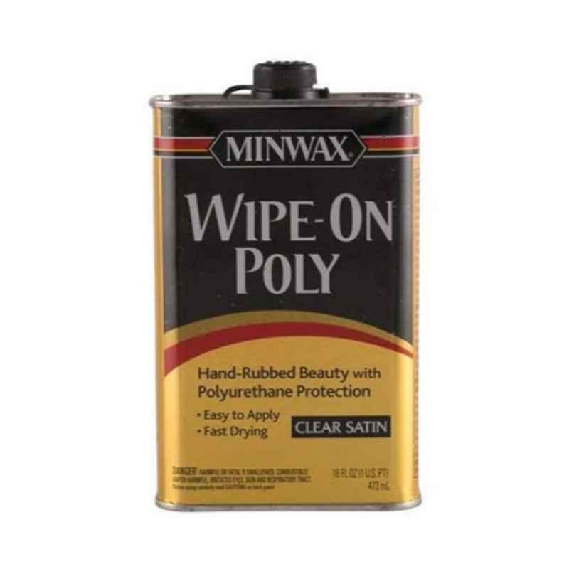 Minwax 473ml Clear Wipe-On Poly Stain, 172789AC