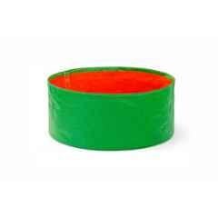 India Green Innovative 10x6 inch 220GSM HDPE Green Round UV Treated Grow Bag for Herbs & Small Plants (Pack of 10)