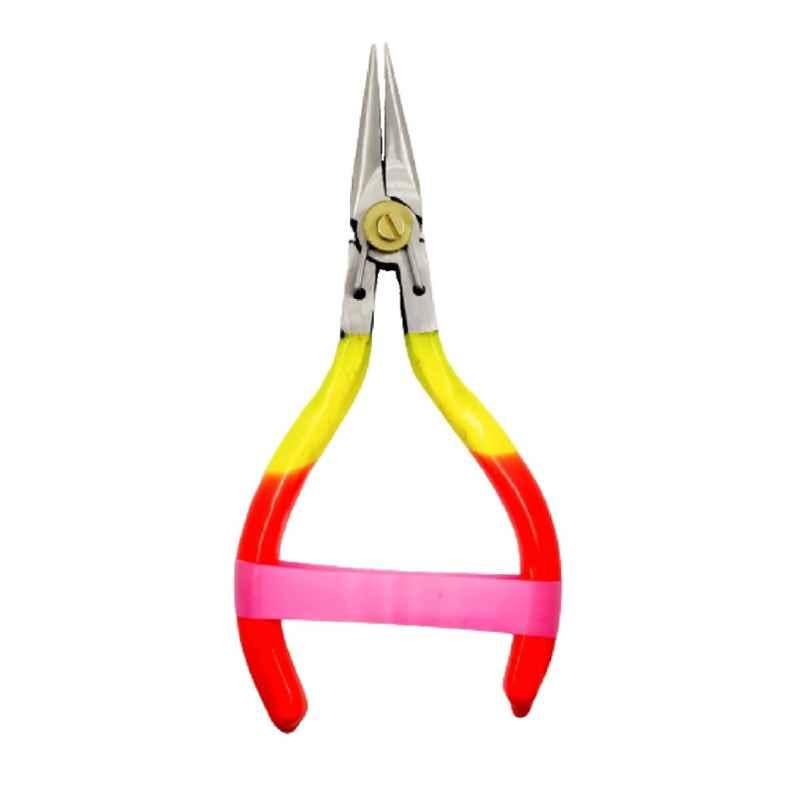 Pilerman 5.5 inch Multicolour Long Nose Plier for Jewellery Making
