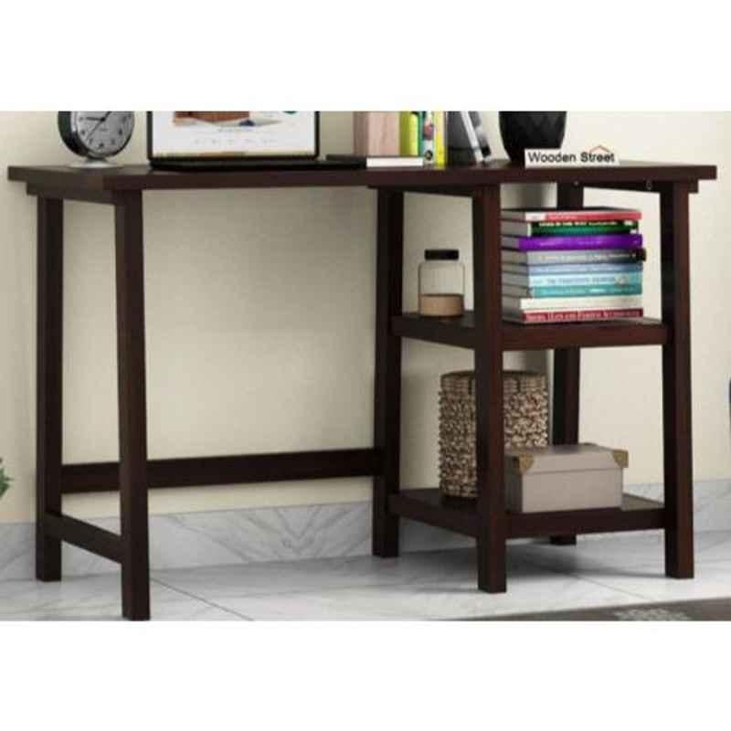 Salawas Arts 107x51x107cm Brown Sheesham Wood Walnut Finish Study Table