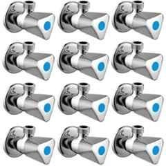 Senkiddpro Triangle Stainless Steel Chrome Finish Wall Mounted Angle Cock (Pack of 12)