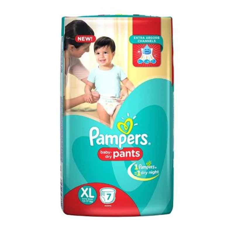 Pampers 7 Pcs Extra Large Baby Pant Style Diaper