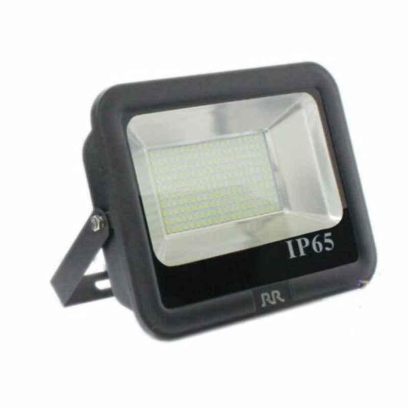 RR 85-277 VAC 6500K Black LED Flood Light, RR-FL-SMD100D