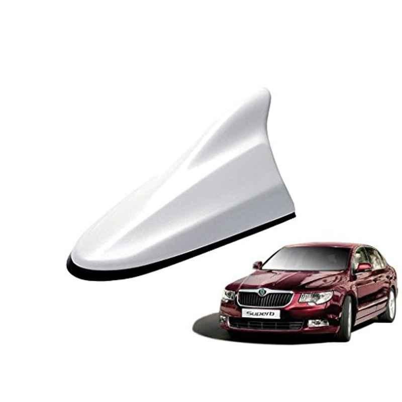 Kozdiko White Shark Fin Antenna for Skoda Superb