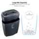 SToK ST-30CC 21L 8 Sheets Black Cross Cut Paper Shredder