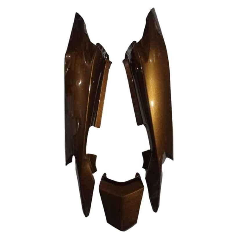 Buy Grow Famous ABS Brown Tail Panel Set for Honda Livo TPL02 Online At Best Price On Moglix