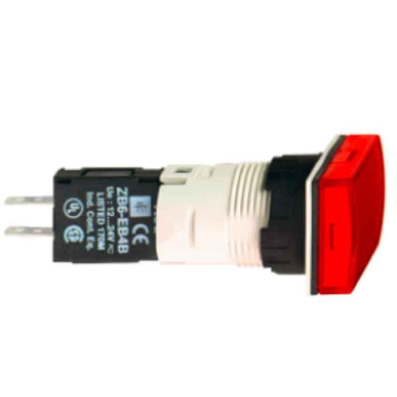 Schneider Harmony 12-24V Green Rectangular Complete Pilot Light with Integral LED, XB6DV3BB