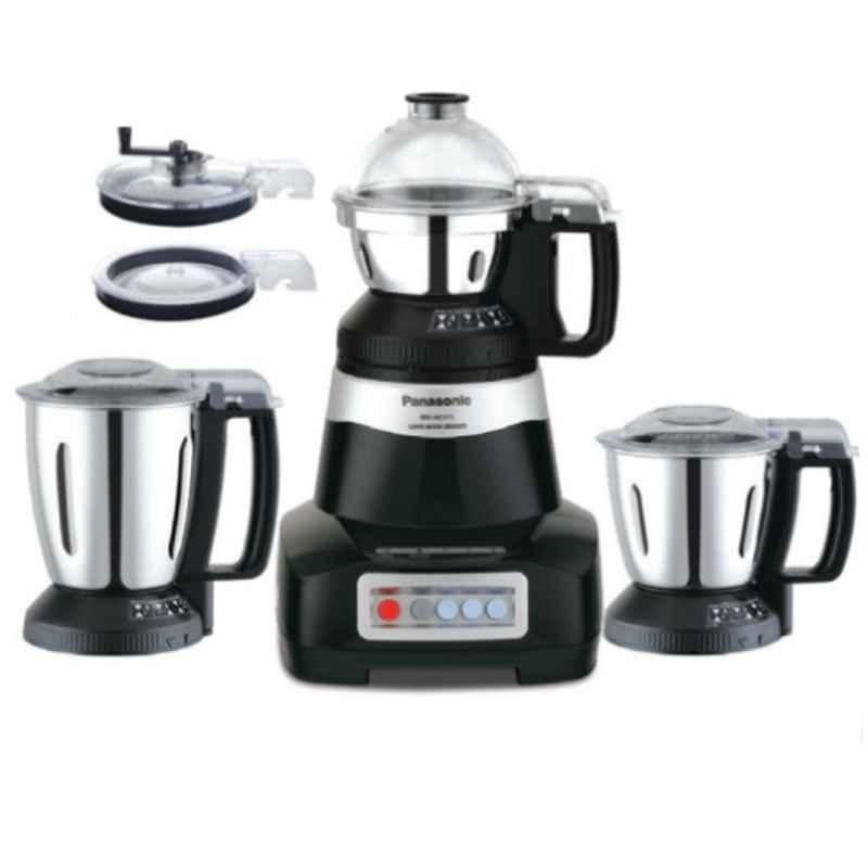 Panasonic Monster 750W Black Mixer Grinder with 3 Stainless Steel Jars, MX-AE 375