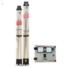 Kirloskar 1HP 100mm 8 Stage Single Phase Water Cooled Submersible Pump, NEO 60-1008 CP