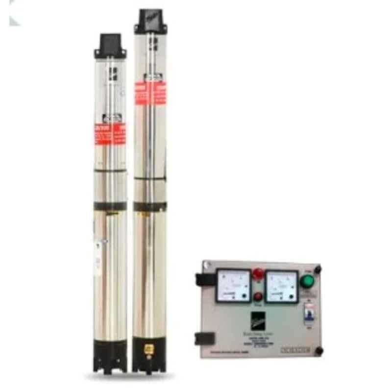 Kirloskar 1HP 100mm 8 Stage Single Phase Water Cooled Submersible Pump, NEO 60-1008