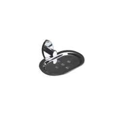 IRIS 2x4x5cm Stainless Steel Silver Round Soap Dish