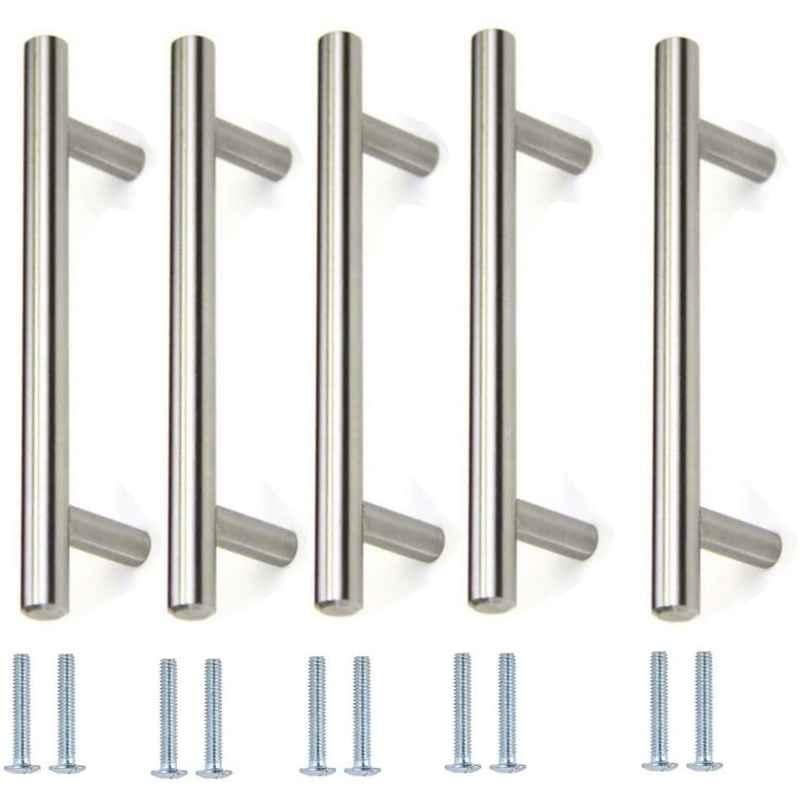 Abbasali 22x16cm Stainless Steel Kitchen Cabinet Door Handle (Pack Of 5)
