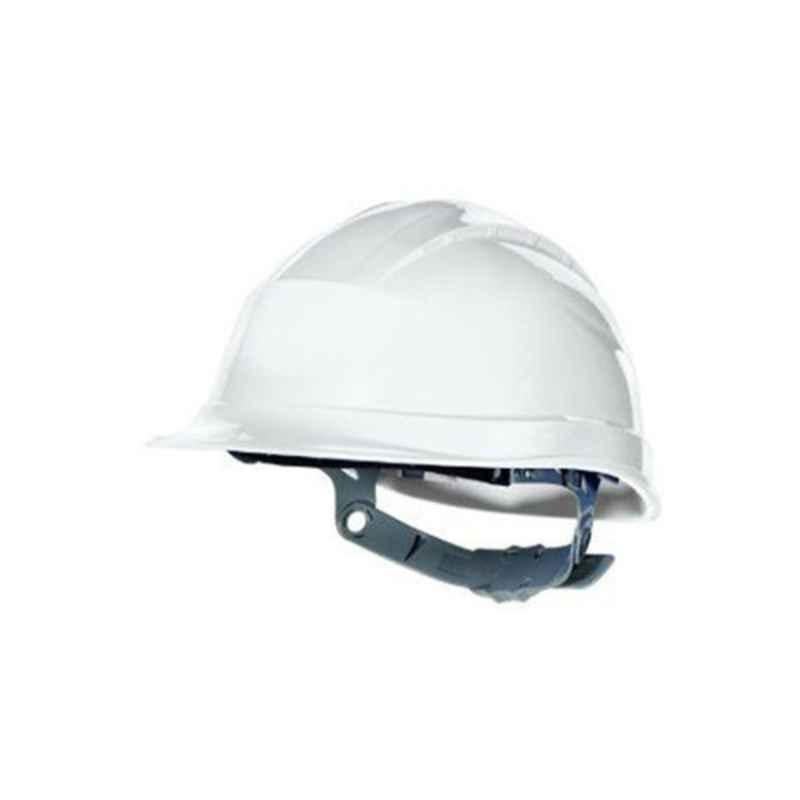 15cm White Challenger Safety Helmet with Rachet & Chin Strap