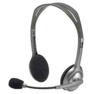 Logitech H110 Black & Grey Stereo Headset, 981-000214