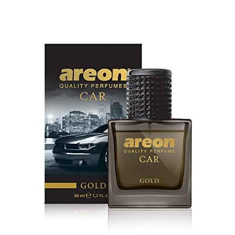 Areon MCP04 50ml Gold Clear Bottle Car Air Freshener