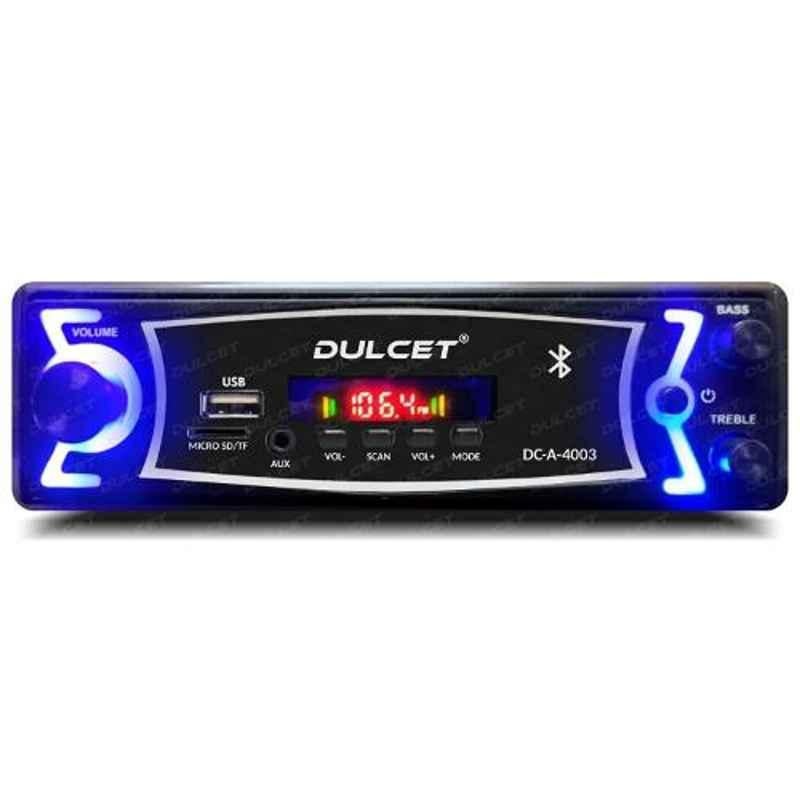 Buy Dulcet DC-A-4003 Double IC High Power Universal Fit Car Stereo with  Bluetooth, USB, FM, AUX, MMC, Remote Control & Built-in Equalizer Online At  Best Price On Moglix