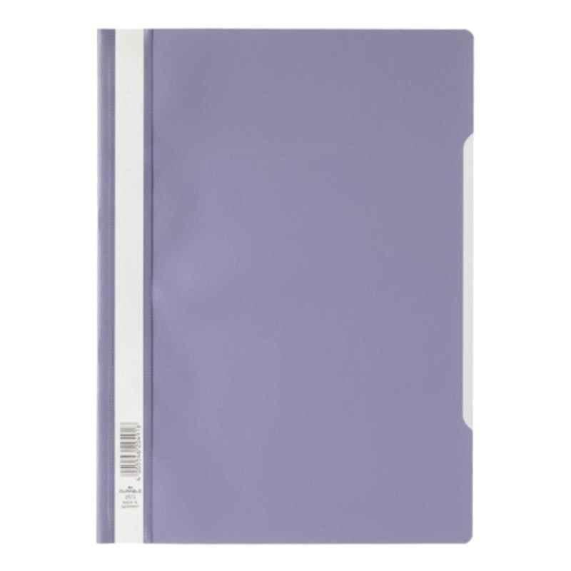 Durable 2573-12 A4 Lilac Economy Clear View Folder