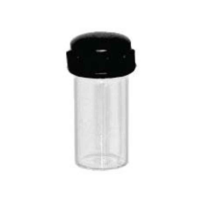 Axiva 5ml 45mm Flat Bottom Culture Tube with Screw Cap & Rubber Liner, CTF05N (Pack of 100)