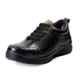 Rich Field SGS1125BLK Low Ankle Black Leather Steel Toe Work Safety Shoes, Size: 9