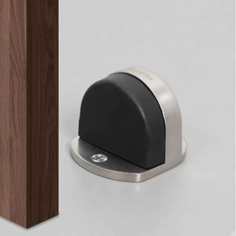 Plantex Floor Mounted Door Buffer/Sound Dampening Rubber Buffer for Bed Room/Living Room/Kitchen/Bathroom Door/Stops for Door Satin