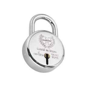 Harrison J Supreme 65mm BCP & Chrome Finish Round Padlock, 0643